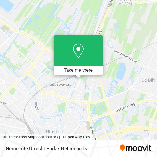 Gemeente Utrecht Parke map