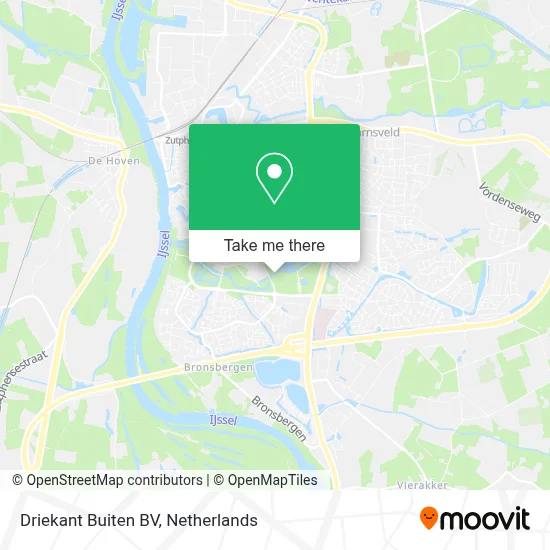 Driekant Buiten BV map