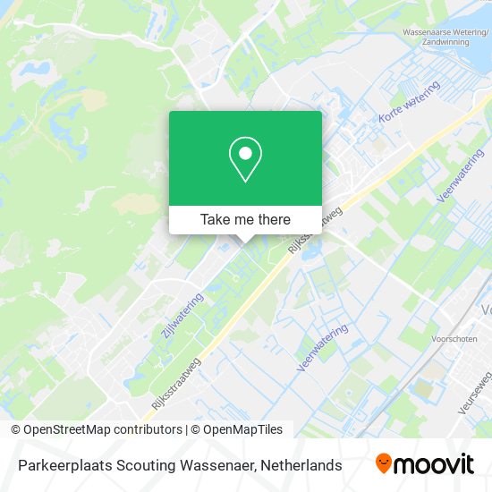 Parkeerplaats Scouting Wassenaer map