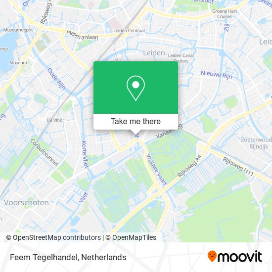 Feem Tegelhandel map