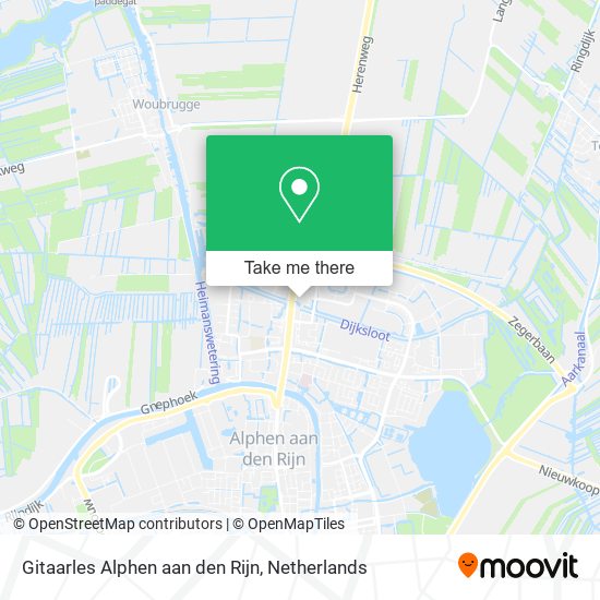 Gitaarles Alphen aan den Rijn Karte