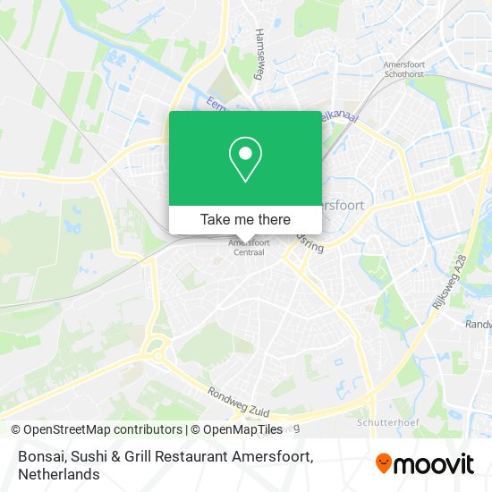 Bonsai, Sushi & Grill Restaurant Amersfoort map