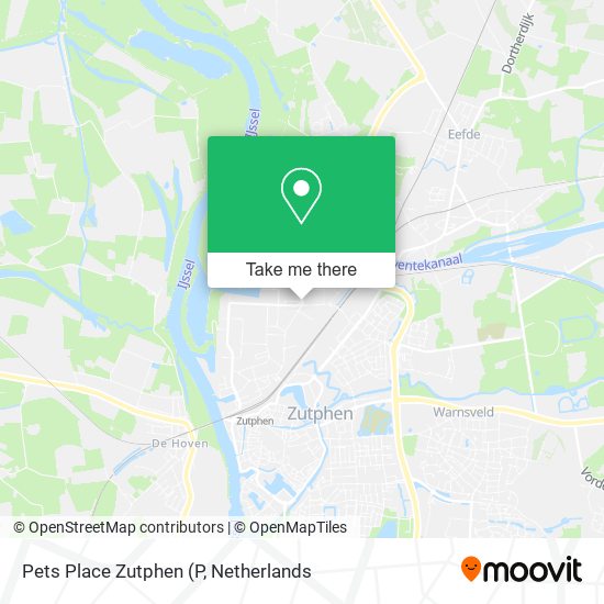 Pets Place Zutphen map