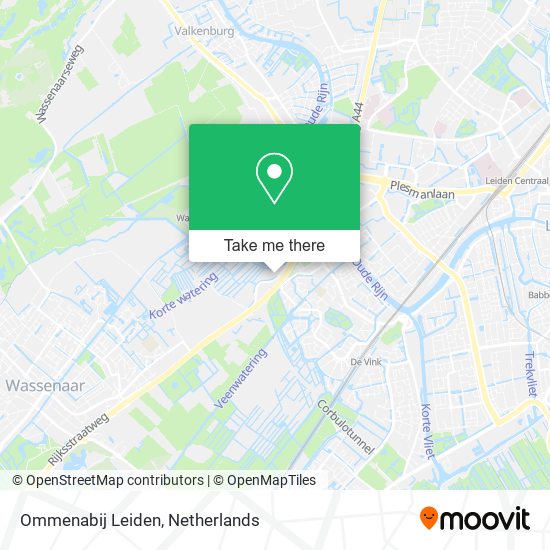 Ommenabij Leiden map