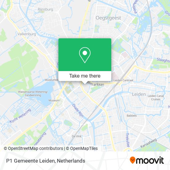 P1 Gemeente Leiden map