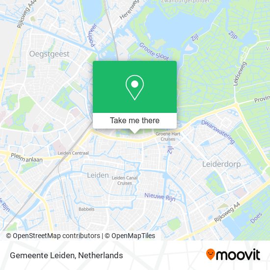 Gemeente Leiden Karte