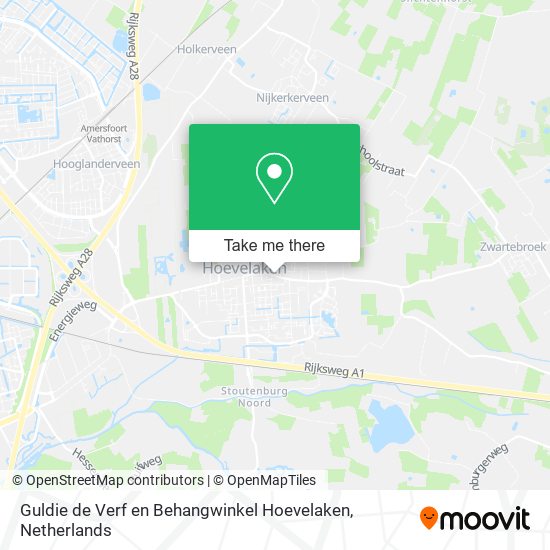 Guldie de Verf en Behangwinkel Hoevelaken Karte