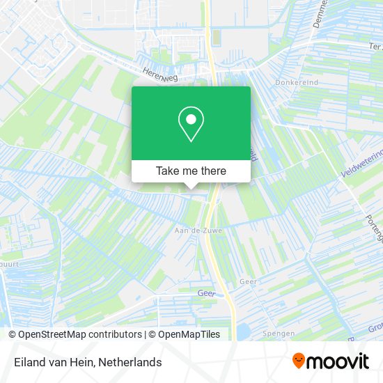 Eiland van Hein map