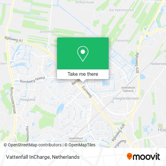 Vattenfall InCharge map