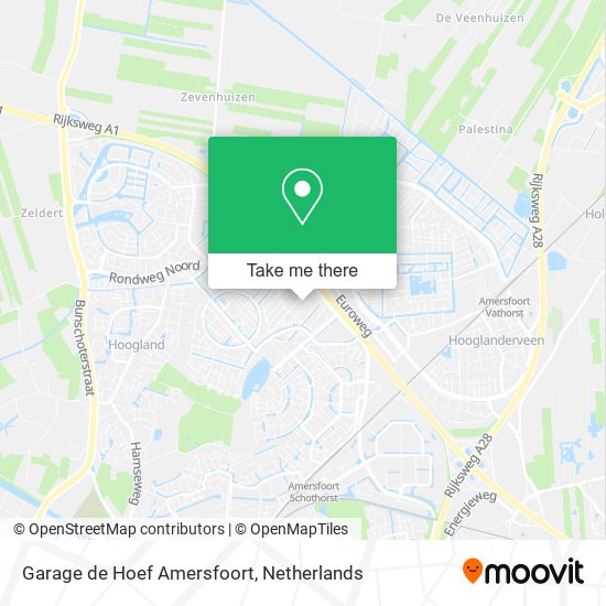 Garage de Hoef Amersfoort map