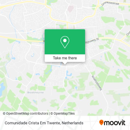 Comunidade Crista Em Twente map