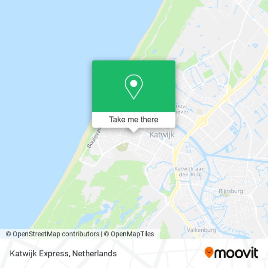 Katwijk Express map