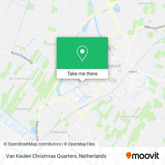 Van Keulen Christmas Quarters map