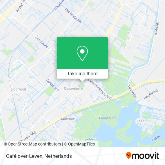 Café over-Leven map