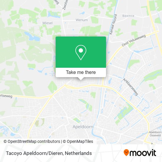 Tacoyo Apeldoorn/Dieren Karte