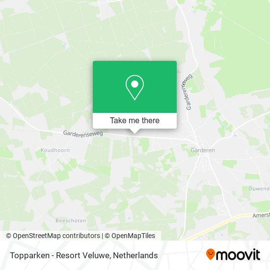 Topparken - Resort Veluwe map