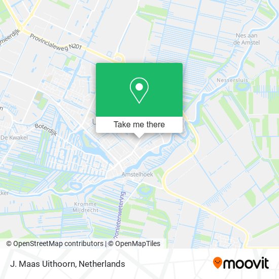 J. Maas Uithoorn Karte