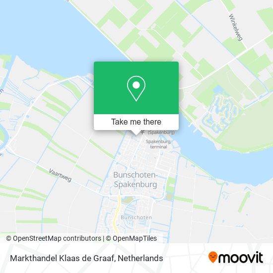 Markthandel Klaas de Graaf Karte