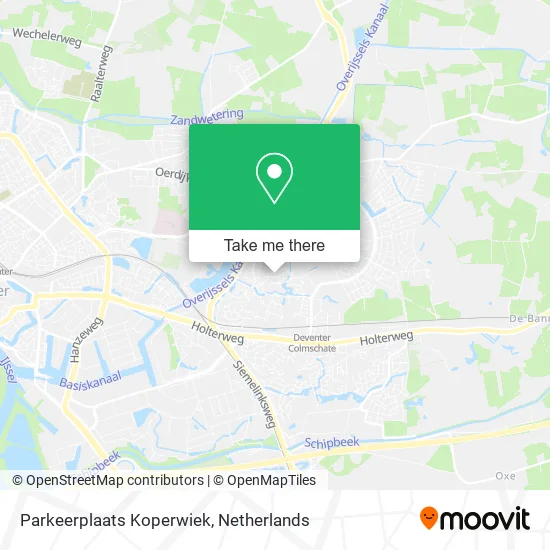 Parkeerplaats Koperwiek map