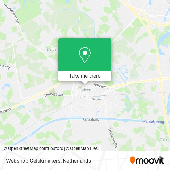 Webshop Gelukmakers map