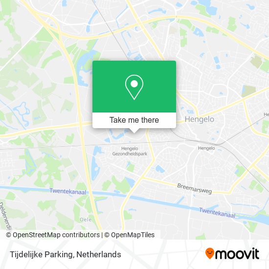 Tijdelijke Parking Karte