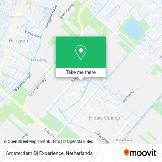Amsterdam Dj Experience map