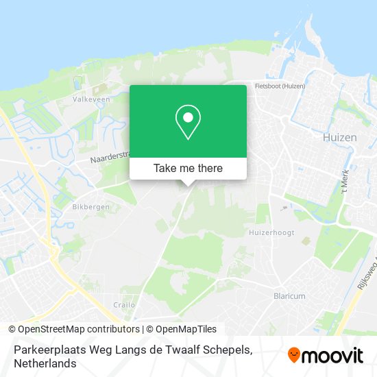 Parkeerplaats Weg Langs de Twaalf Schepels map