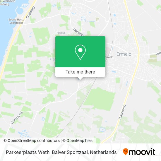 Parkeerplaats Weth. Balver Sportzaal Karte