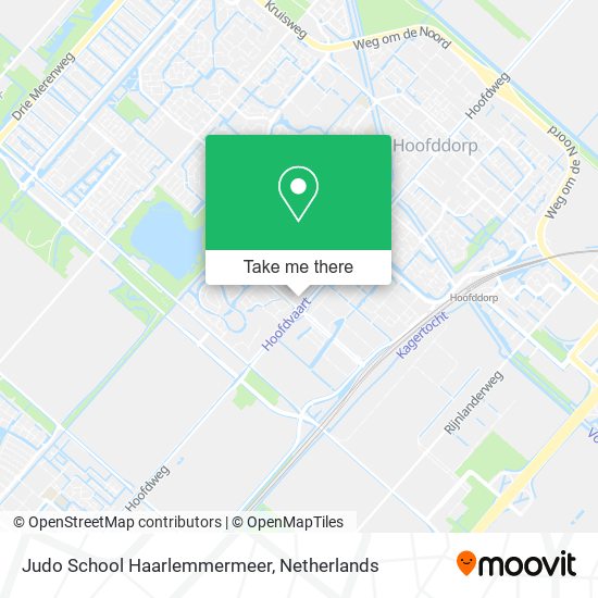 Judo School Haarlemmermeer map