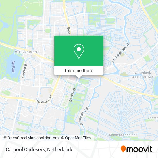 Carpool Oudekerk map