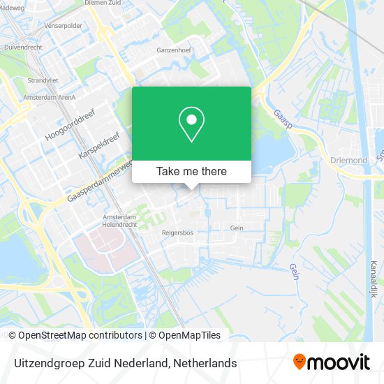 Uitzendgroep Zuid Nederland map