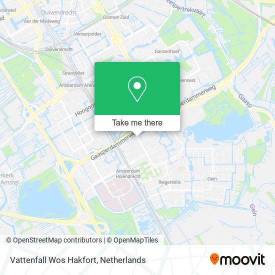 Vattenfall Wos Hakfort map