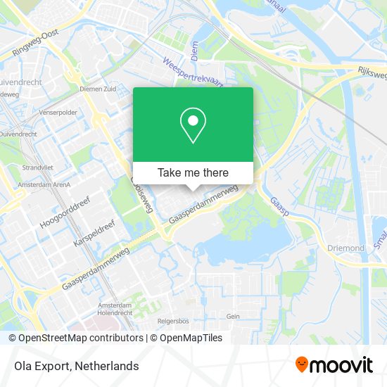 Ola Export map