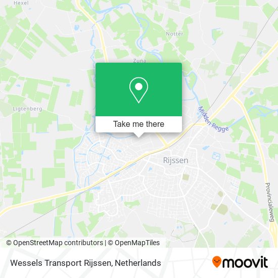 Wessels Transport Rijssen map