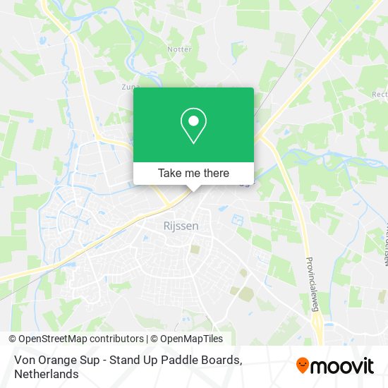 Von Orange Sup - Stand Up Paddle Boards map