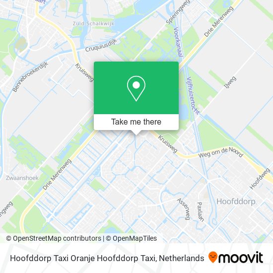 Hoofddorp Taxi Oranje Hoofddorp Taxi Karte