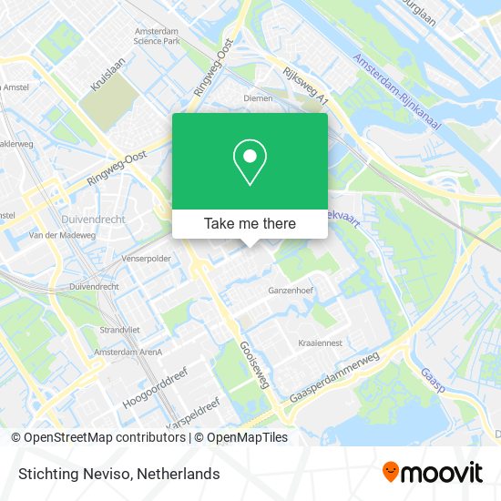 Stichting Neviso map