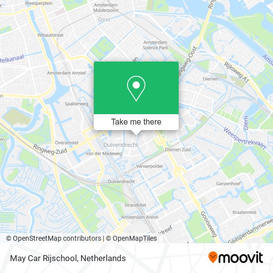 May Car Rijschool map