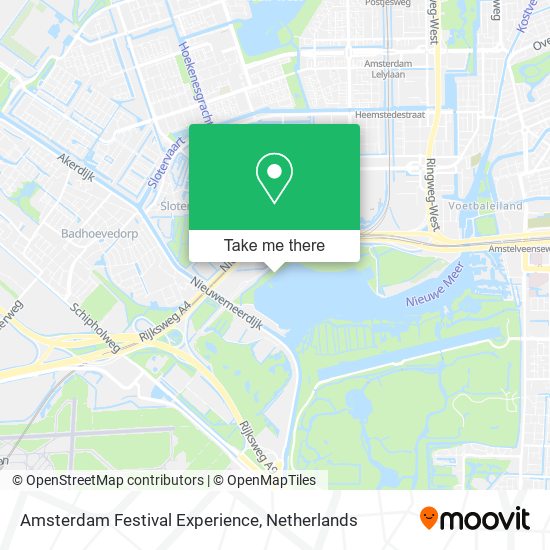 Amsterdam Festival Experience map