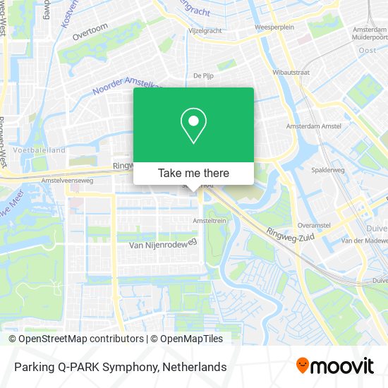 Parking Q-PARK Symphony map