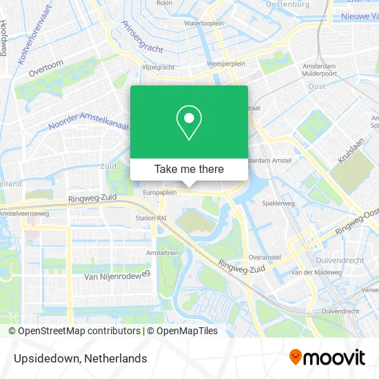 Upsidedown map