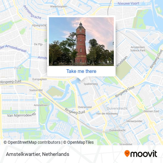 Amstelkwartier map