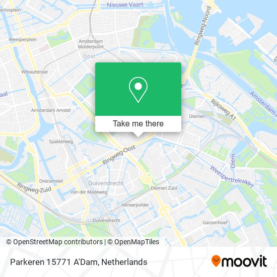 Parkeren 15771 A'Dam map