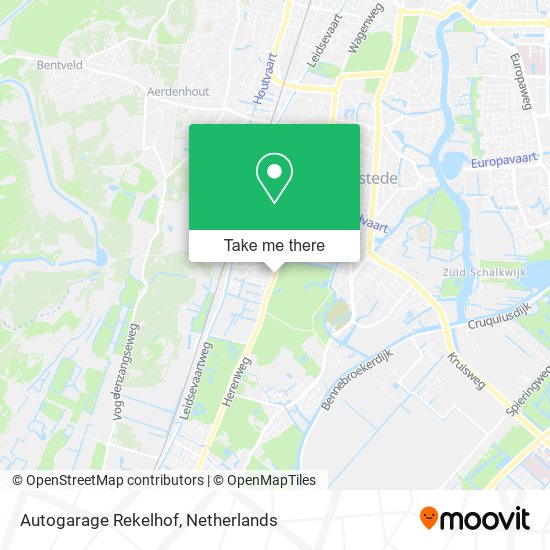 Autogarage Rekelhof map