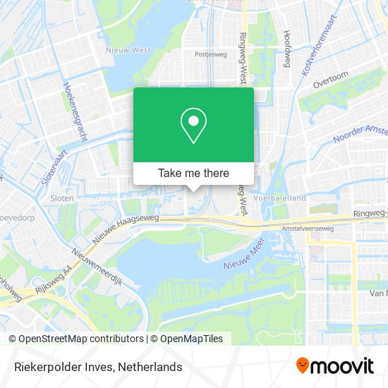 Riekerpolder Inves map
