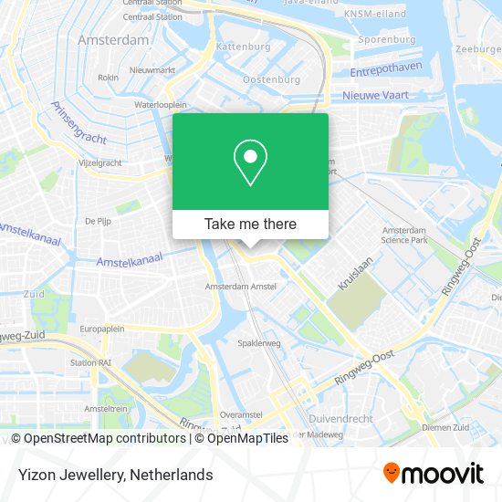 Yizon Jewellery map