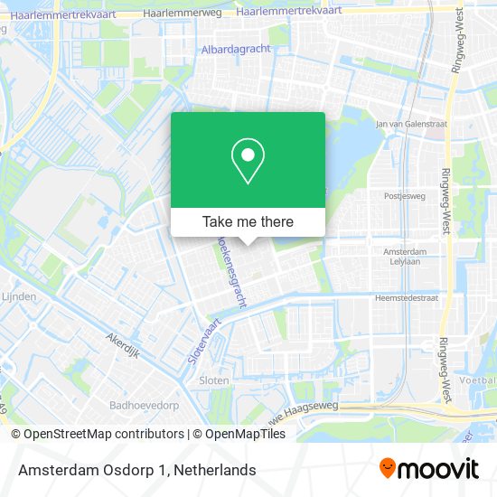 Amsterdam Osdorp 1 Karte