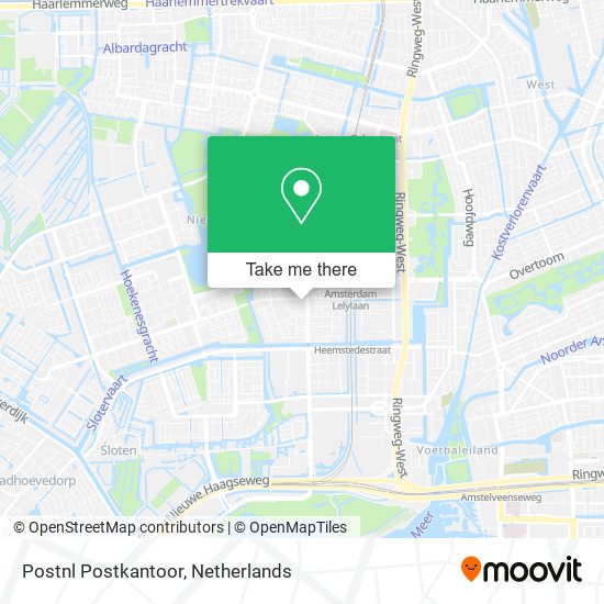 Postnl Postkantoor map