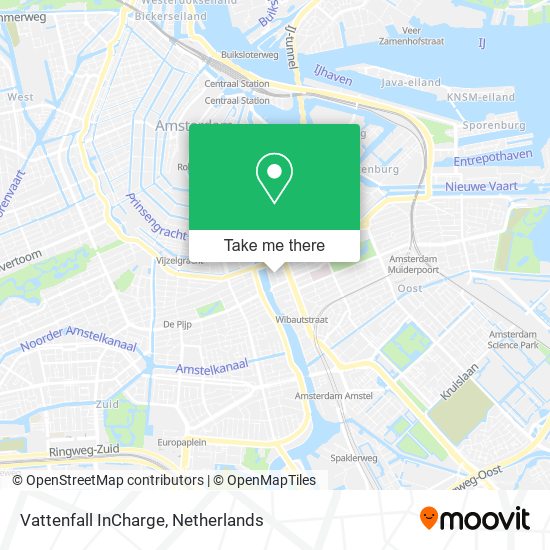 Vattenfall InCharge map