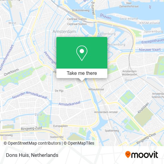 Dons Huis map